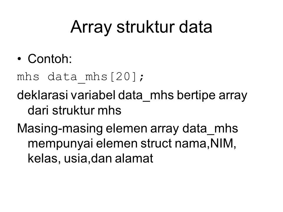 STRUKTUR DATA. - Ppt Download